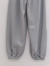 BASERANGE France elastic waist loose sports cotton casual pants BAS-FRAP-RC-SU25-BSL WHITESTONE BLUE